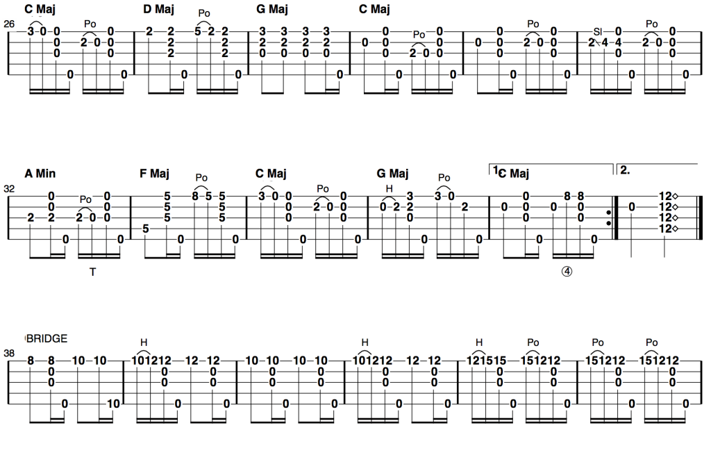 Colored Aristocracy Basic Clawhammer tab 3