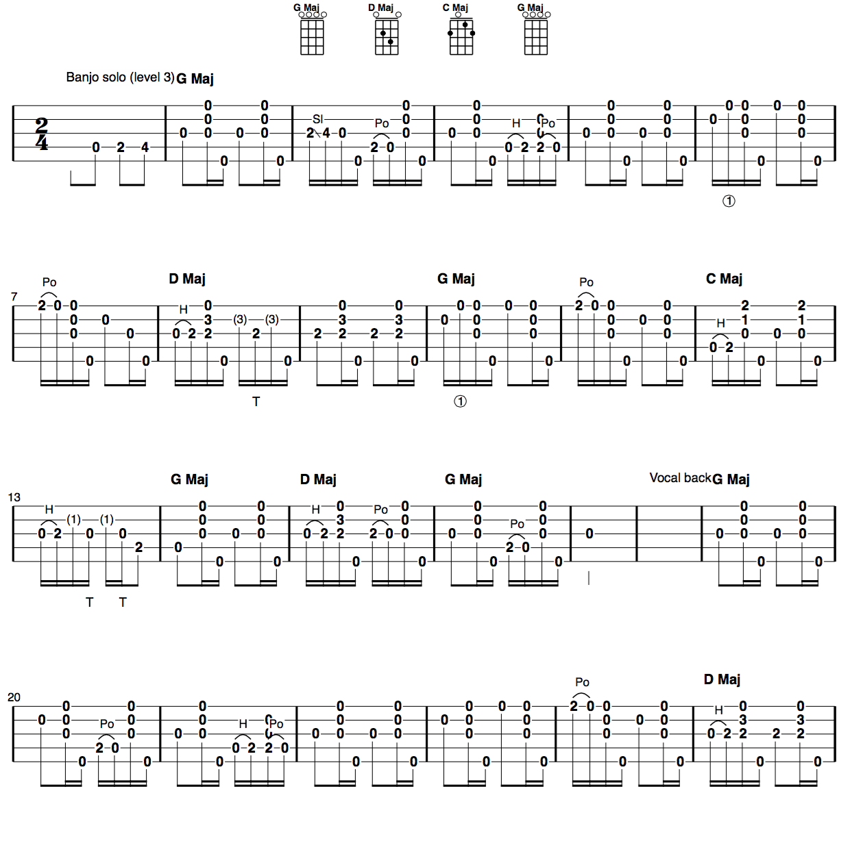 Clawhammer Song (and Tab) of the Week: “Crawdad Hole”