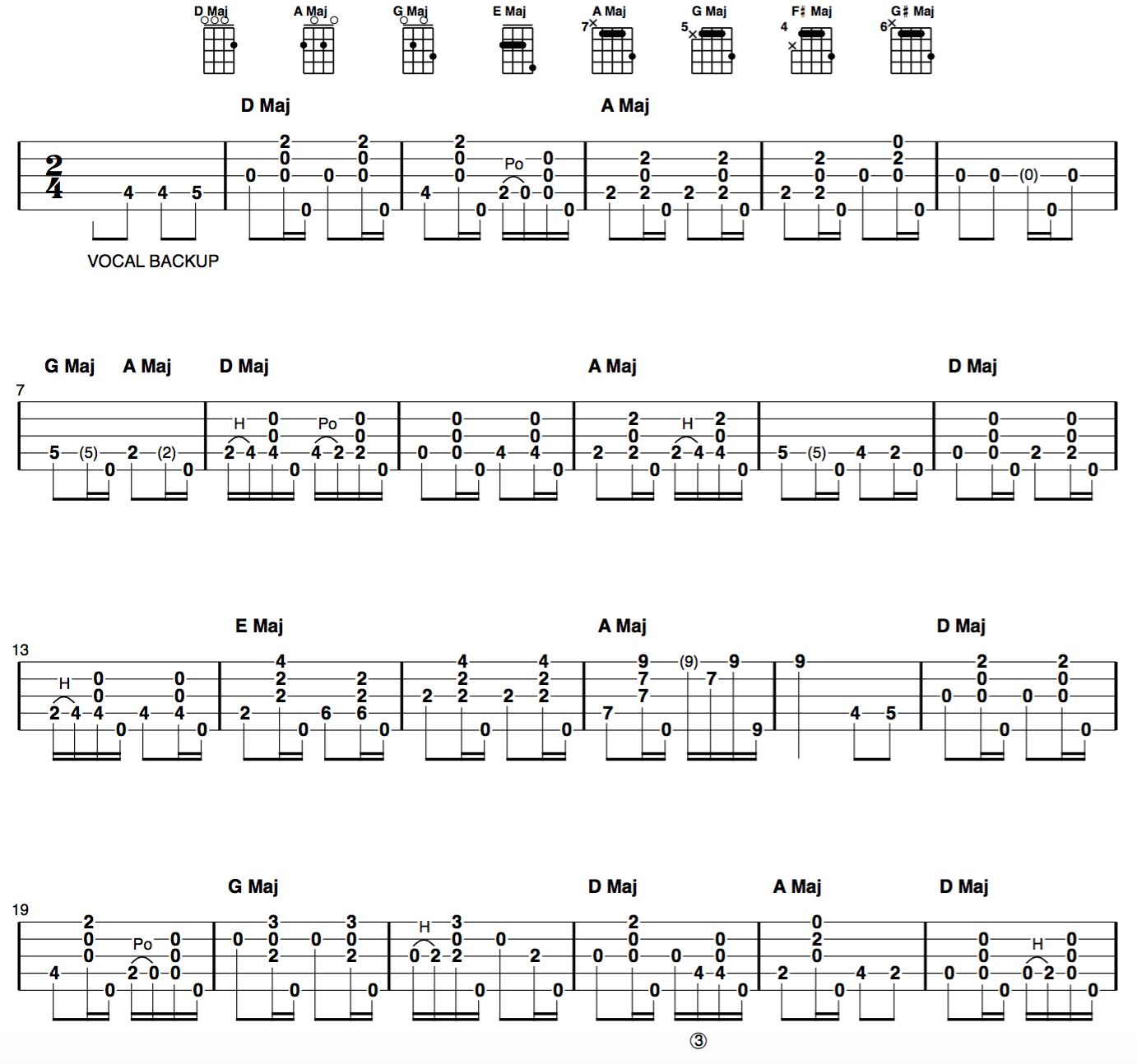 Clawhammer Song (and Tab) of the Week “Way Out There”