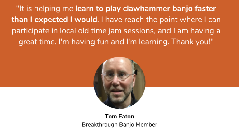Brainjo banjo testimonial tom